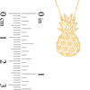 Thumbnail Image 3 of Cut-Out Pineapple Necklace in 10K Gold