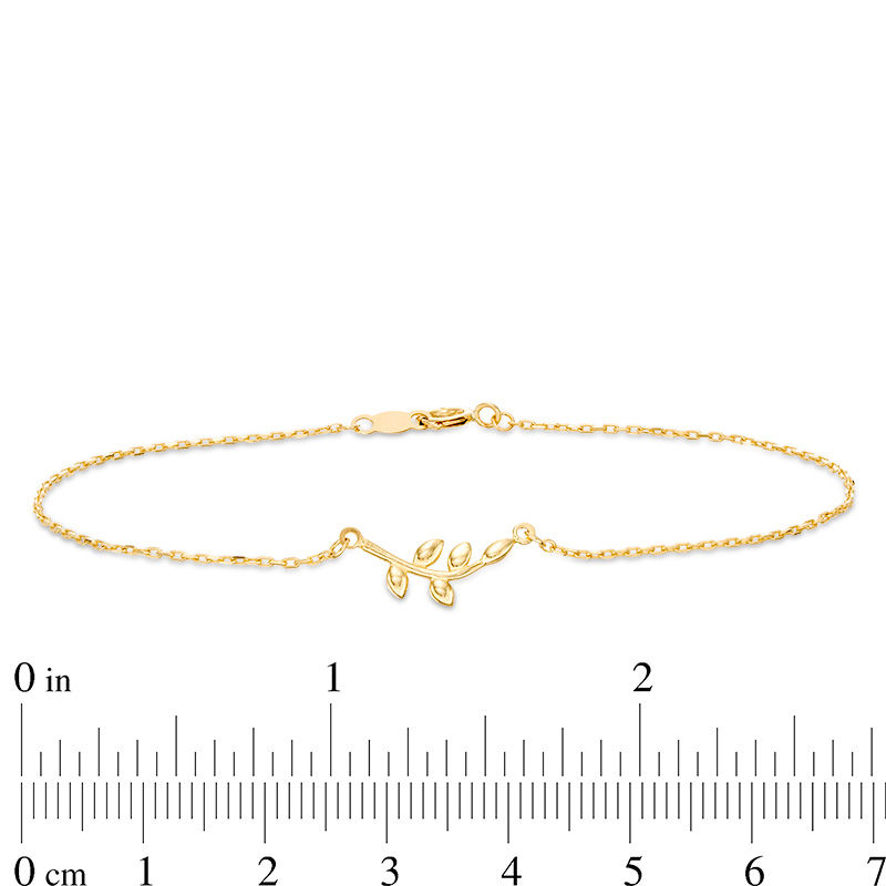 Main Image 3 of Curved Tree Branch Bracelet in 10K Gold - 7.25"