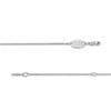 Thumbnail Image 2 of Vera Wang Love Collection Blue Sapphire and Composite Diamond Accent Pendant in 14K White Gold - 19"