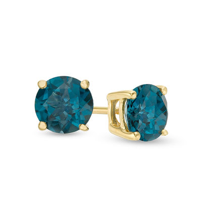 Zales Blue Topaz Earrings 2024 www.alhudapk