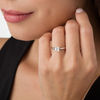 Thumbnail Image 3 of 3/4 CT. Princess-Cut Diamond Solitaire Engagement Ring in 14K White Gold (J/I3)
