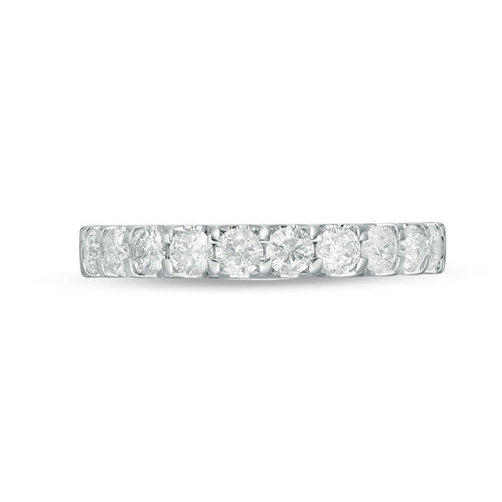 7/8 CT. T.w. Diamond Wedding Band in 10K White Gold