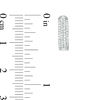Thumbnail Image 3 of 1/4 CT. T.W. Diamond Wide Hoop Earrings in 10K White Gold