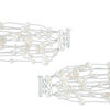 Thumbnail Image 2 of 3.0-7.0mm Oval Freshwater Cultured Pearl Multi-Row Silver Thread Bracelet with Sterling Silver Clasp-7.5"