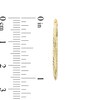 Thumbnail Image 3 of Etched Oval Hoop Earrings in 14K Gold
