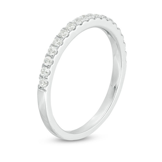1/3 CT. T.w. Diamond Wedding Band in 10K White Gold