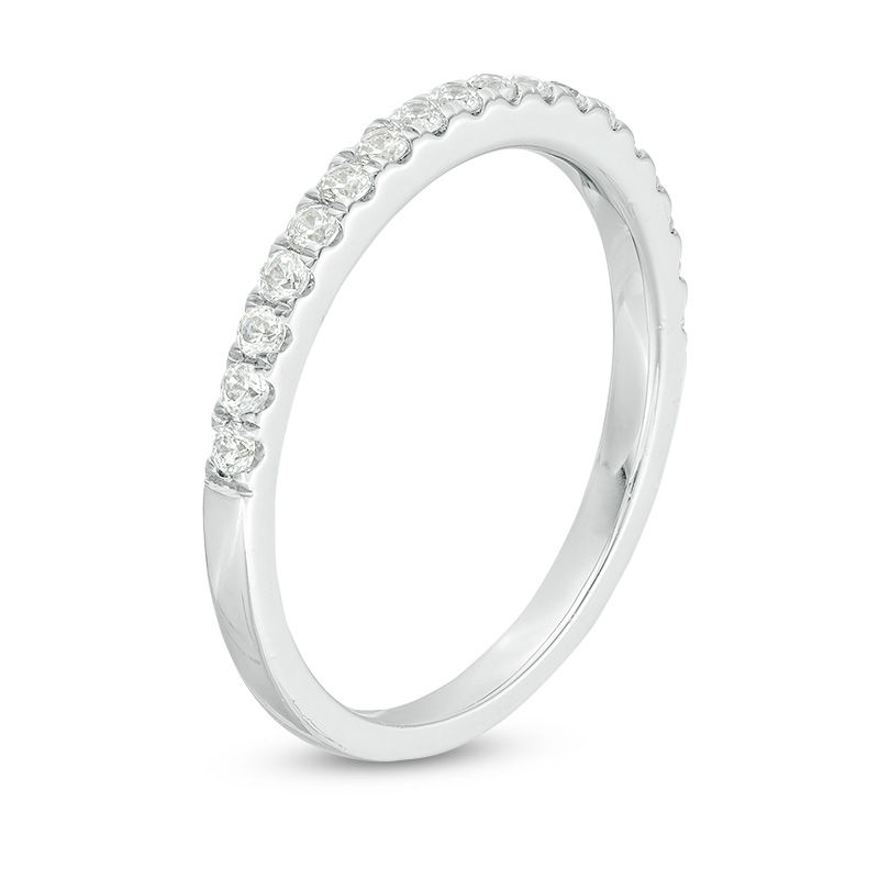 1/3 CT. T.W. Diamond Wedding Band in 10K White Gold