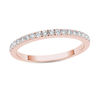 Thumbnail Image 0 of 1/3 CT. T.W. Diamond Wedding Band in 10K Rose Gold