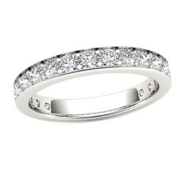 1 CT. T.W. Diamond Wedding Band in 10K White Gold