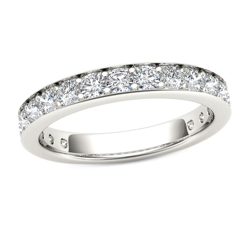 Main Image 1 of 1 CT. T.W. Diamond Wedding Band in 10K White Gold