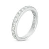 Thumbnail Image 3 of 1 CT. T.W. Diamond Wedding Band in 10K White Gold