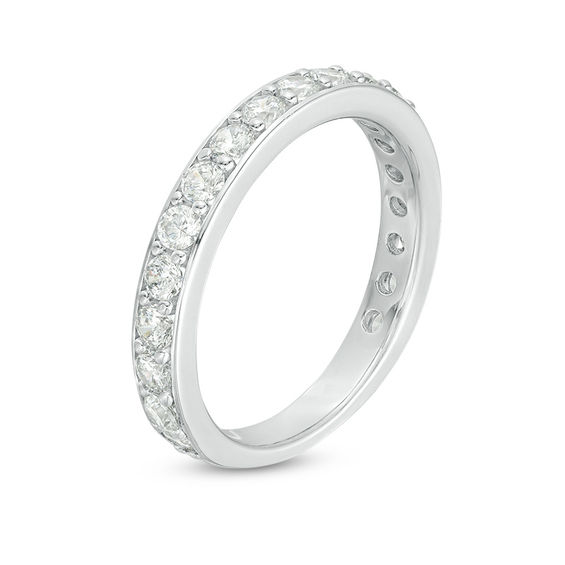 1 CT. T.w. Diamond Wedding Band in 10K White Gold