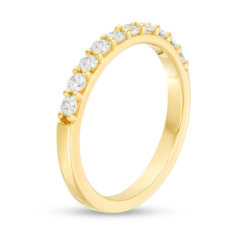Main Image 3 of 1/2 CT. T.W. Diamond Ten Stone Wedding Band in 10K Gold