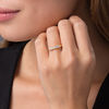 Thumbnail Image 2 of 1/2 CT. T.W. Diamond Five Stone Anniversary Band in 10K Gold