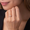 Thumbnail Image 2 of 1/2 CT. T.W. Diamond Five Stone Anniversary Band in 10K Rose Gold