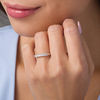 Thumbnail Image 2 of 5/8 CT. T.W. Diamond Seven Stone Anniversary Band in 10K White Gold