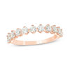 Thumbnail Image 1 of 1 CT. T.W. Diamond Eleven Stone Anniversary Band in 10K Rose Gold