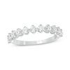 Thumbnail Image 1 of 1 CT. T.W. Diamond Eleven Stone Wedding Band in 10K White Gold