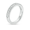 Thumbnail Image 2 of 3/8 CT. T.W. Diamond Vintage-Style Wedding Band in 10K White Gold