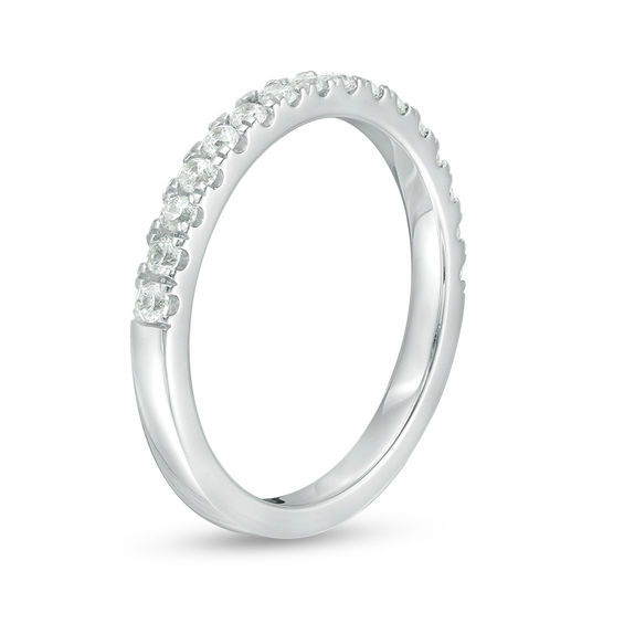 3/8 CT. T.w. Diamond Wedding Band in 10K White Gold
