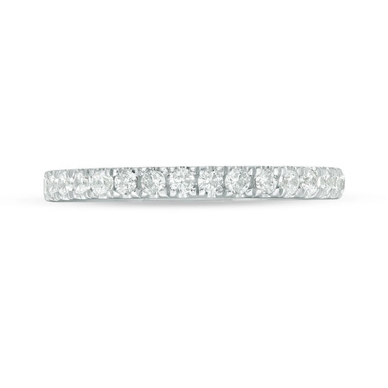 3/8 CT. T.w. Diamond Wedding Band in 10K White Gold