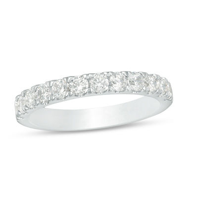 Solid 10k White Gold Round Diamond Bead Dot Stackable Engagement Wedding Anniversary Ring Band 1//20 Ct Size 7