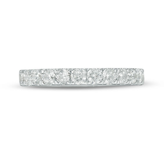 7/8 CT. T.w. Diamond Wedding Band in 10K White Gold