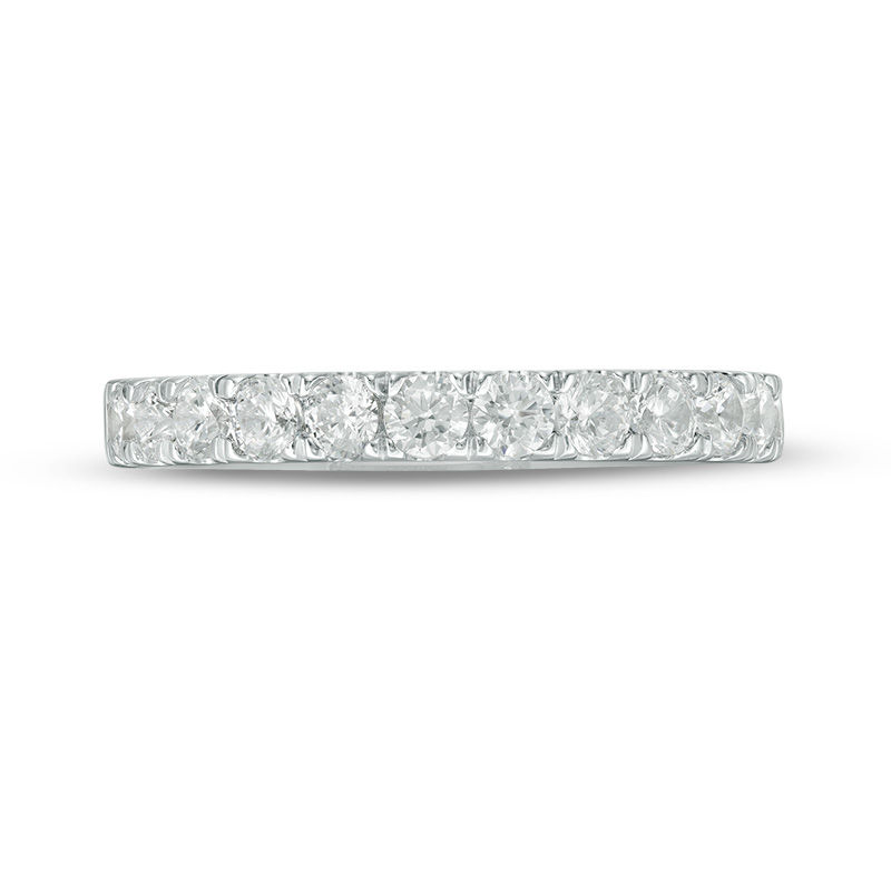 7/8 CT. T.W. Diamond Wedding Band in 10K White Gold