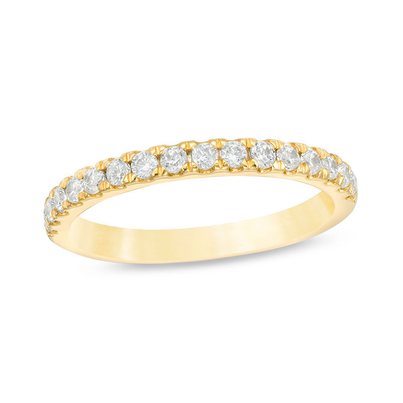 Main Image 1 of 3/8 CT. T.W. Diamond Wedding Band in 10K Gold