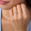Thumbnail Image 2 of 3/8 CT. T.W. Diamond Wedding Band in 10K Gold