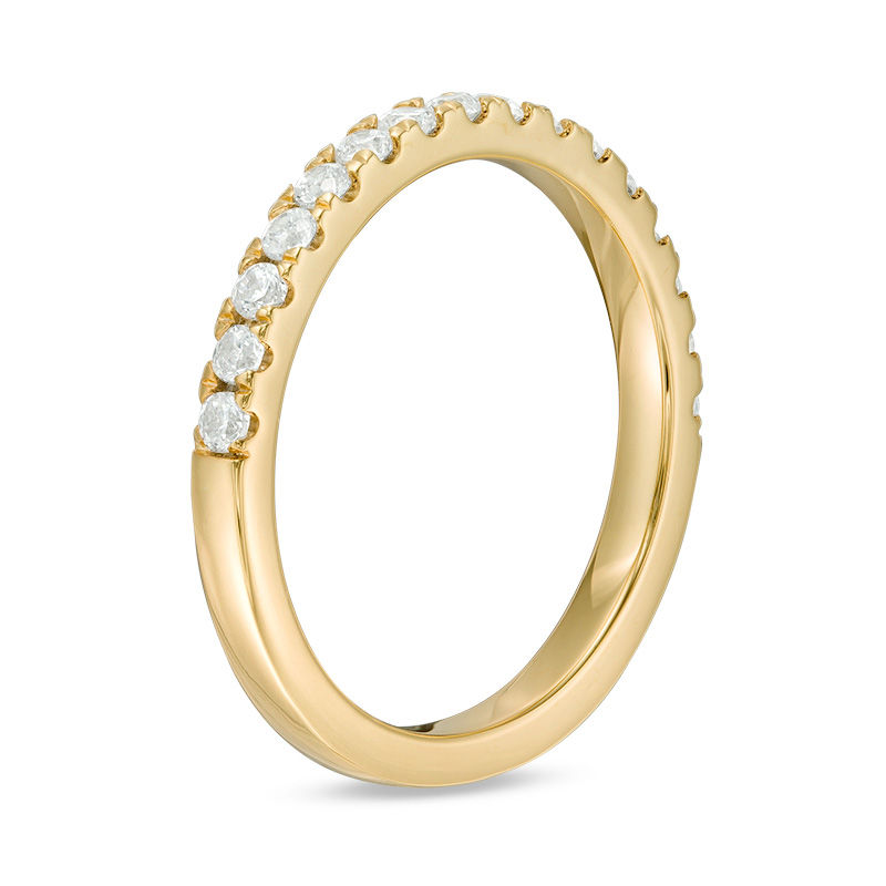 Main Image 3 of 3/8 CT. T.W. Diamond Wedding Band in 10K Gold