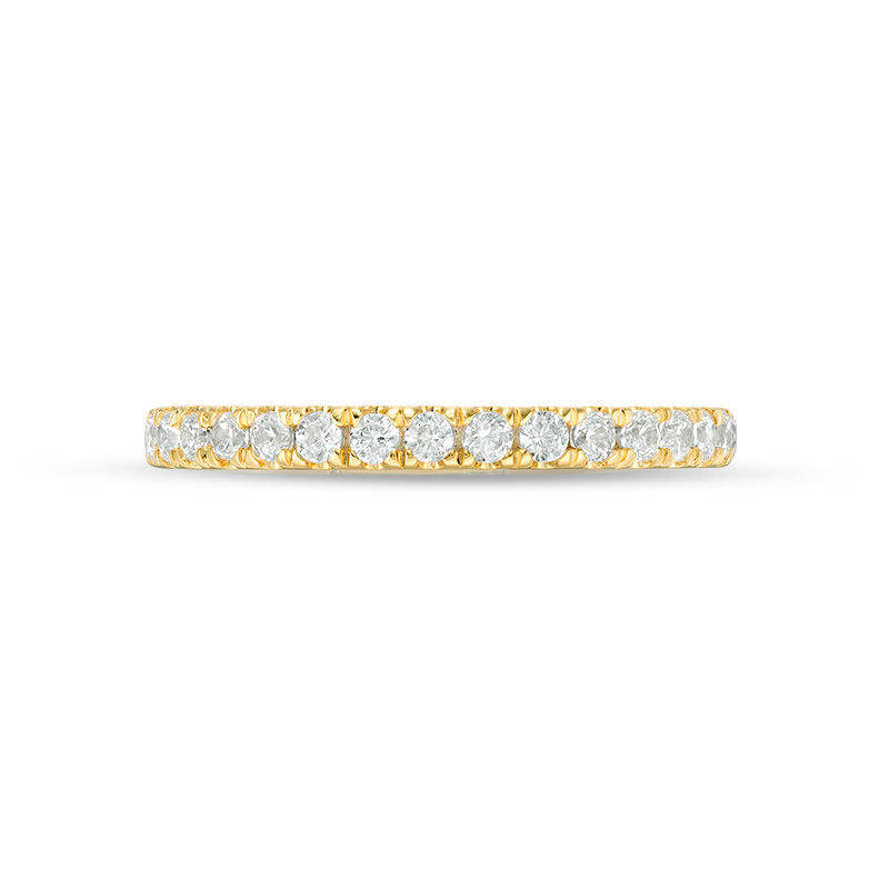 Main Image 4 of 3/8 CT. T.W. Diamond Wedding Band in 10K Gold