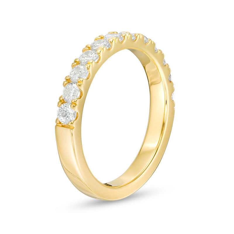 Main Image 3 of 7/8 CT. T.W. Diamond Wedding Band in 10K Gold