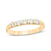 Thumbnail Image 1 of 1/2 CT. T.W. Diamond Five Stone Vertical Bar Anniversary Band in 10K Gold