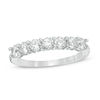 Thumbnail Image 1 of 3/4 CT. T.W. Diamond Seven Stone Anniversary Band in 10K White Gold