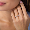 Thumbnail Image 2 of 3/4 CT. T.W. Diamond Seven Stone Anniversary Band in 10K White Gold