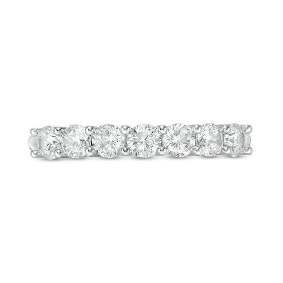 3/4 CT. T.w. Diamond Seven Stone Anniversary Band in 10K White Gold