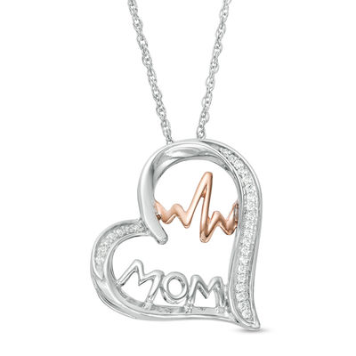 zales mom heart necklace