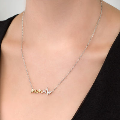 10k gold mom necklace
