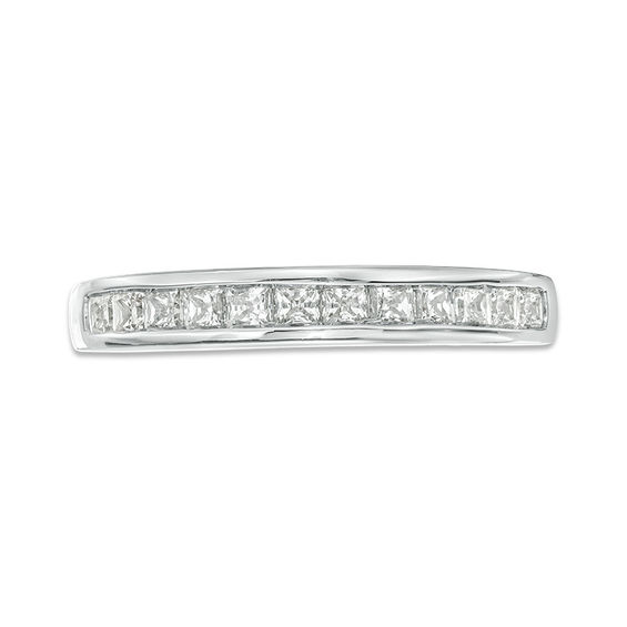 5/8 CT. T.w. Princess-Cut Diamond Wedding Band in 10K White Gold