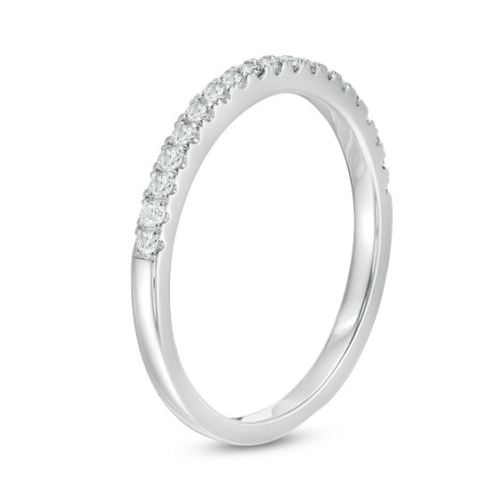1/4 CT. T.w. Diamond Wedding Band in 10K White Gold