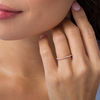 Thumbnail Image 2 of 1/4 CT. T.W. Diamond Wedding Band in 10K Rose Gold