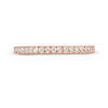 Thumbnail Image 4 of 1/4 CT. T.W. Diamond Wedding Band in 10K Rose Gold