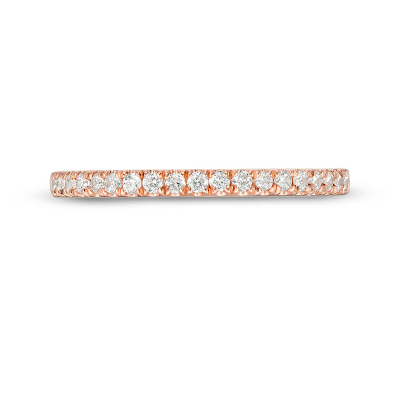 1/4 CT. T.w. Diamond Wedding Band in 10K Rose Gold