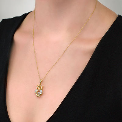 Sterling Silver with 14K Gold Plate 