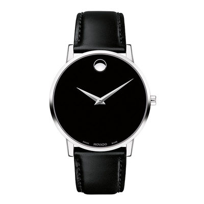 mens movado watch black