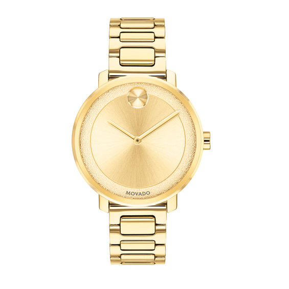 Ladies' Movado Bold® Sugar Gold-Tone IP Watch (Model: 3600502)