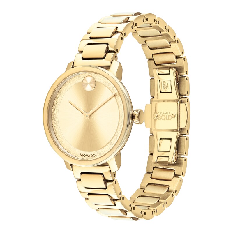 Main Image 2 of Ladies' Movado Bold® Sugar Gold-Tone IP Watch (Model: 3600502)
