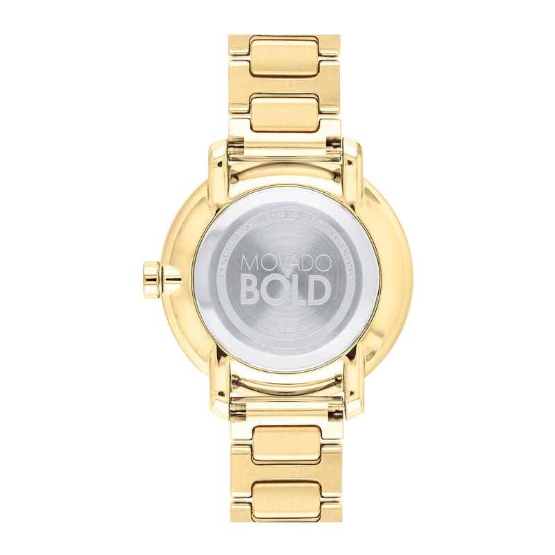 Main Image 3 of Ladies' Movado Bold® Sugar Gold-Tone IP Watch (Model: 3600502)