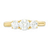 Thumbnail Image 7 of 1 CT. T.W. Diamond Past Present Future® Engagement Ring in 14K Gold